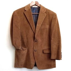 Lauren Ralph Lauren Men's Brown Corduroy Sport Coat 38S